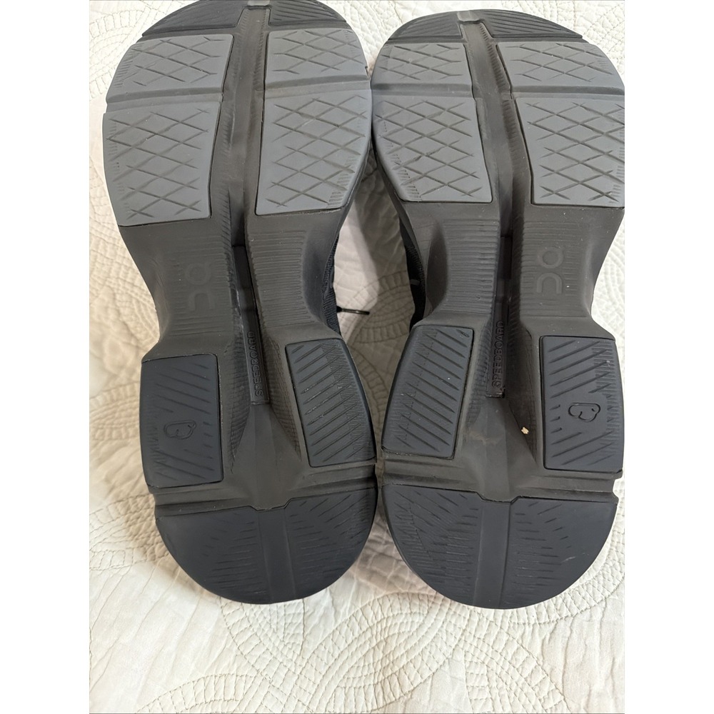 On Cloudpulse‎ Black Eclipse Speedboard Men's Sz 13 Training Hiking Active Shoes - Picture 12 of 14